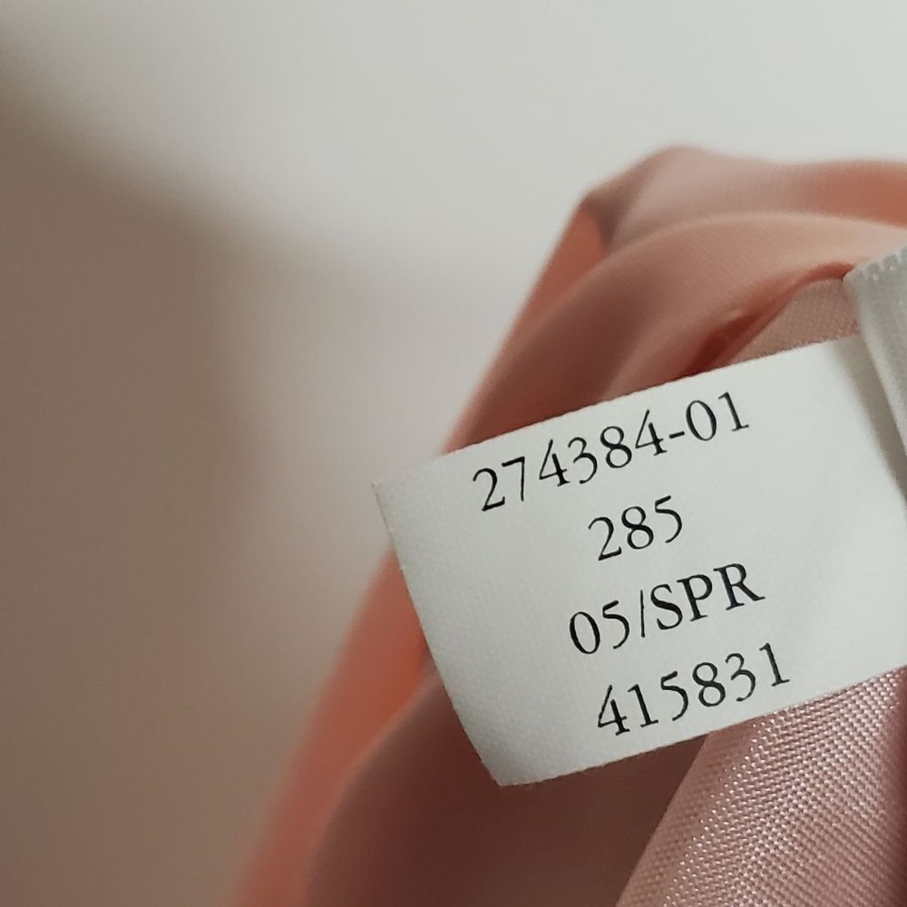 Y2K 00s 2005 Banana Republic Pastel Pink 100% Silk Tulle Pleated Mini Skirt Sz 4 - Picture 7 of 7